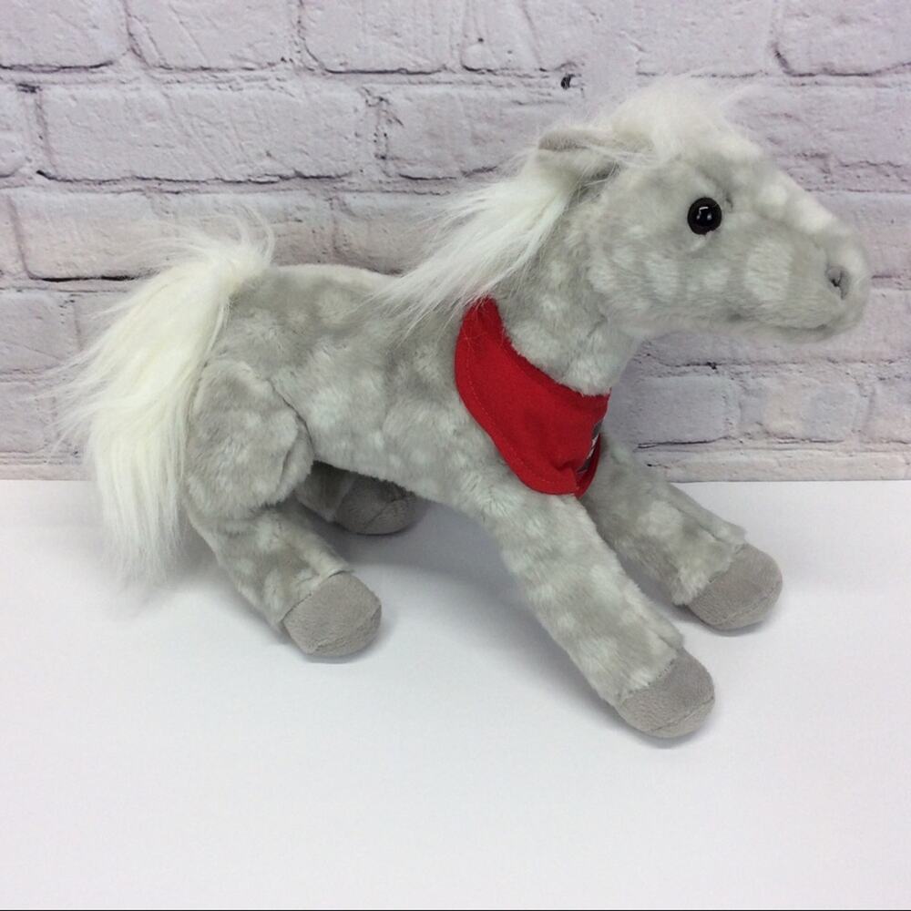 Wells Fargo Legendary 2013 Shamrock Pony Gray Spotted Plush Toy Collectible NWT - Picture 4 of 9